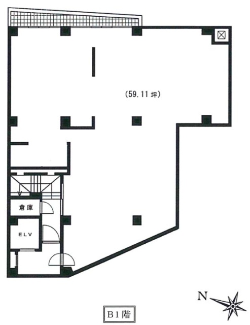 草間ビルB1F 間取り図