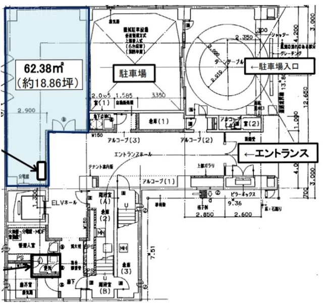 秋葉原村井ビル1F 間取り図