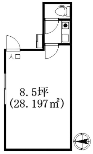 シリウスホープビルB1F 間取り図