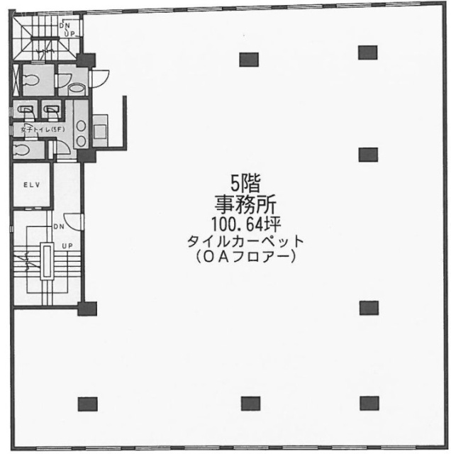山上南館ビル5F 間取り図