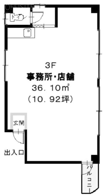 深野ビル3F 間取り図