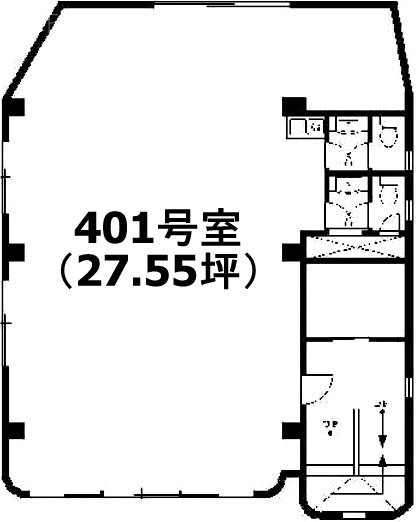 Yー1ビル401 間取り図