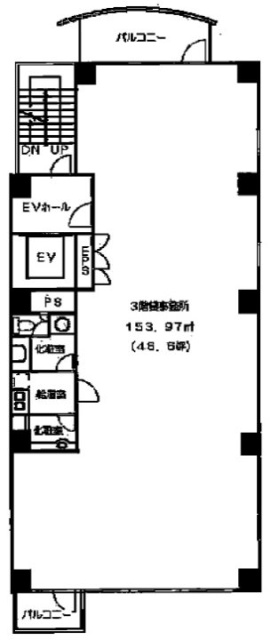 愛知家ビル3F 間取り図