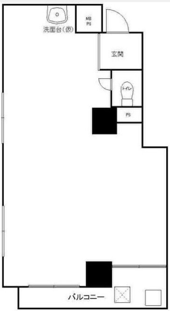 藤和八丁堀コープビル2F 間取り図