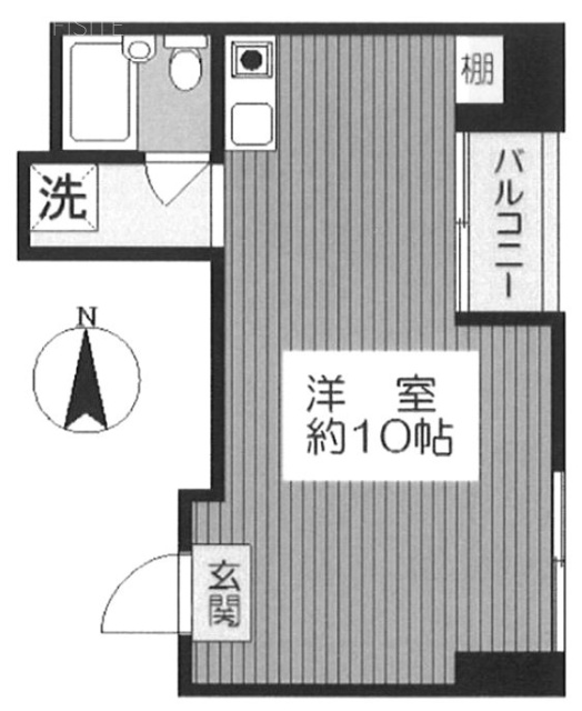 ラウンドビル702 間取り図