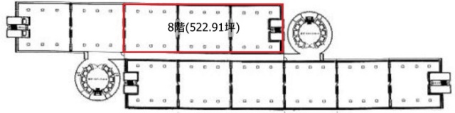 パレスサイドビル8F 間取り図