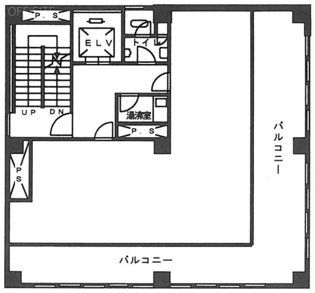 中栄ビル5F 間取り図