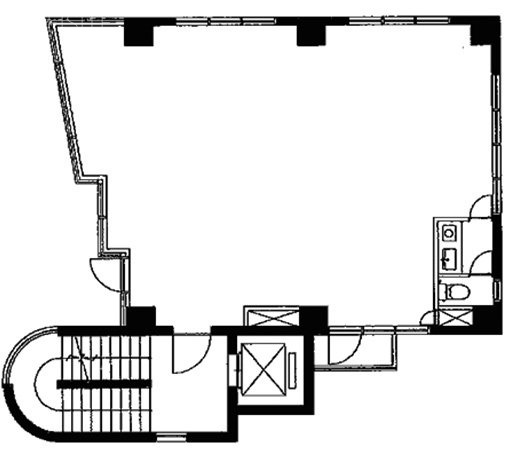 麻布台豊栄ビル2F 間取り図