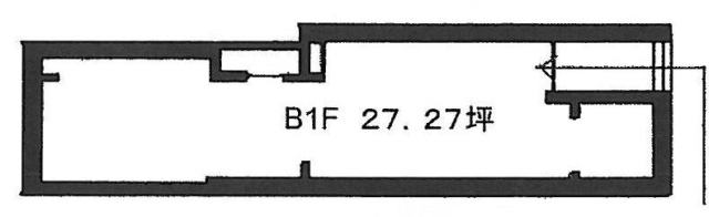 原宿Y'sビルB1F 間取り図
