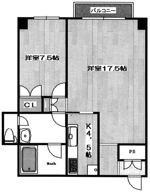 渋谷ホームズ705 間取り図