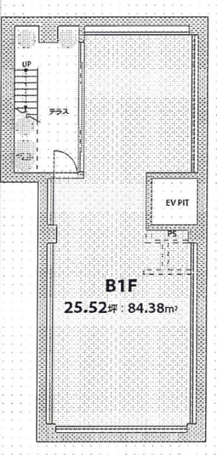 ヒルズ渋谷ビルB1F 間取り図