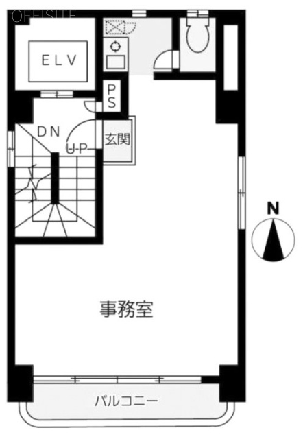ラニビルⅡビル3F 間取り図