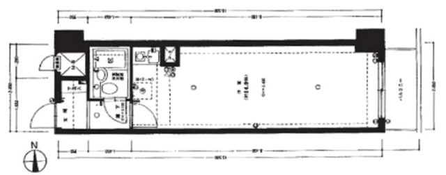 中銀第2八丁堀マンション2F 間取り図