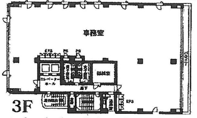 矢倉ビル3F 間取り図