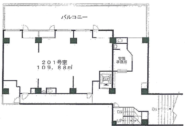 ノア渋谷パートⅡ2F 間取り図