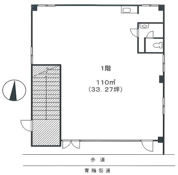 井口ビル1F 間取り図