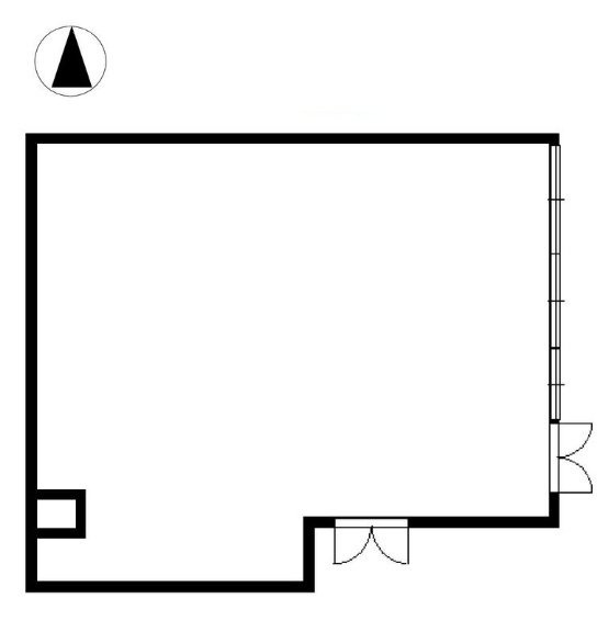 染矢グロービル1F 間取り図