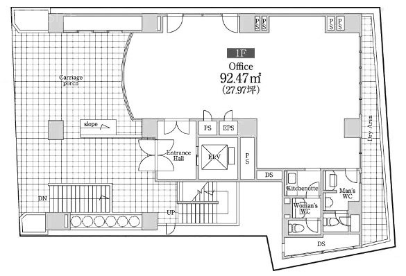 麹町MKビル1F 間取り図