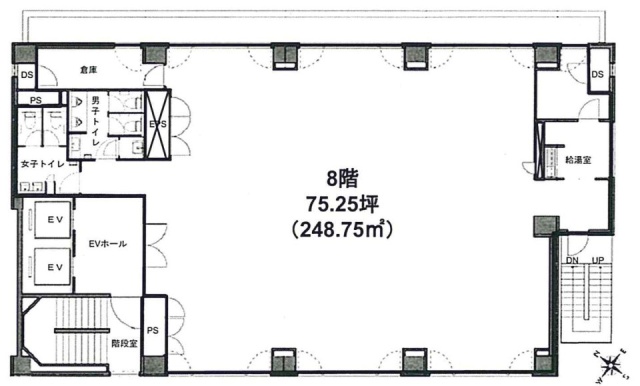 シュテルン中央ビル8F 間取り図
