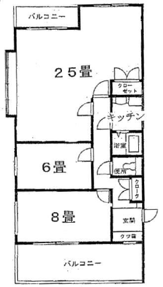 イシマルマンションビル402 間取り図