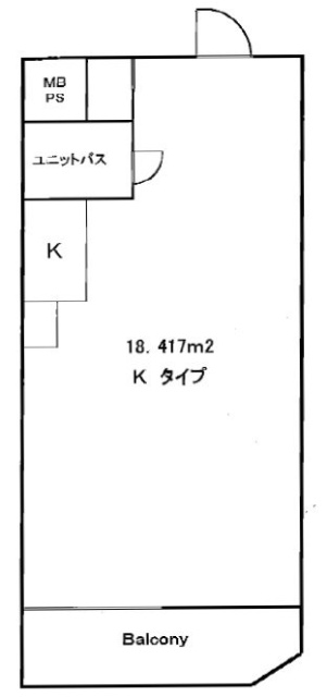 オーク・ヴィレッジ601 間取り図