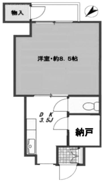 大黒ビル615 間取り図
