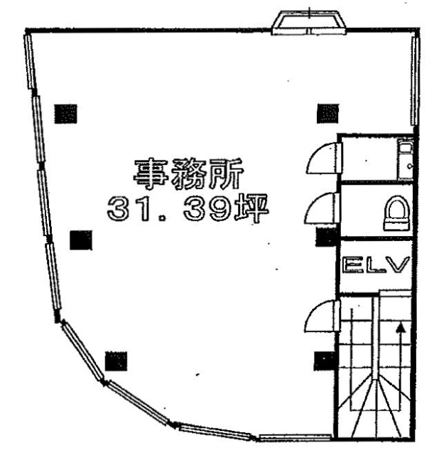八重洲第1パークビル8F 間取り図