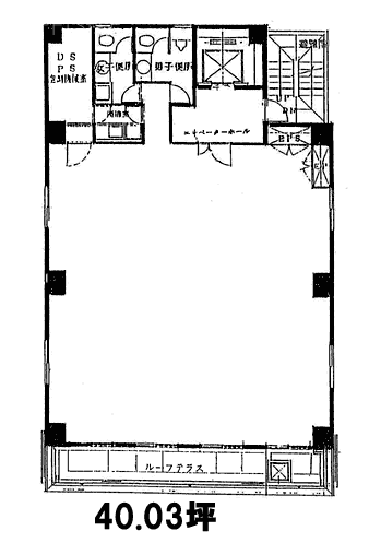 茅場町日殖ビル4F 間取り図