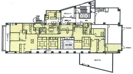 神楽坂プラザビル4F 間取り図