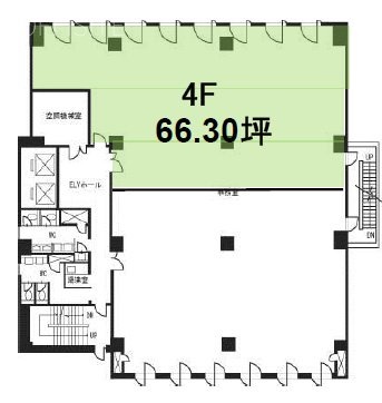 西新宿松屋ビル4F 間取り図