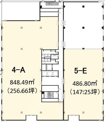 ウノサワ東急ビルA 間取り図