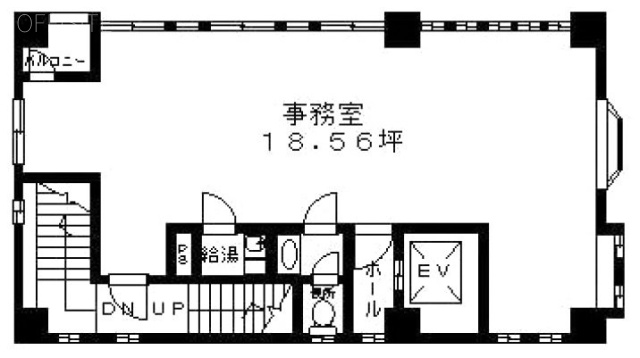 明治堂ビル2F 間取り図
