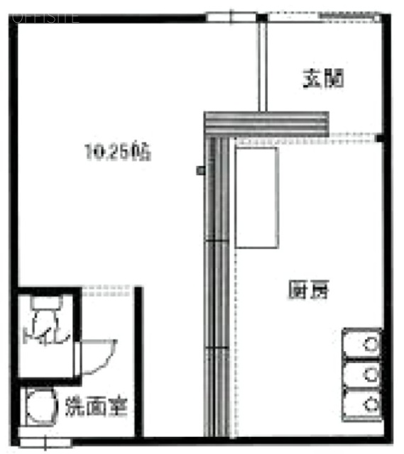 富士見ハイツⅡビル101 間取り図