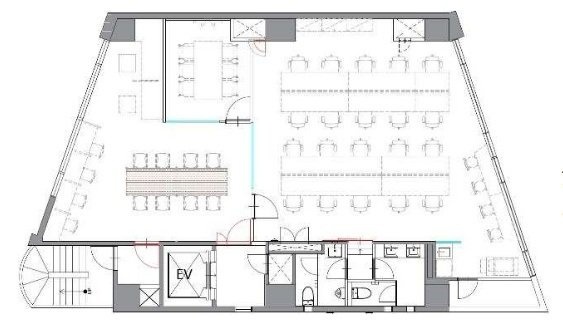 Cocoro Kanda Bldg.5F 間取り図