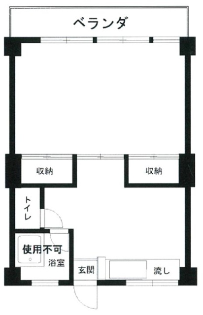 平和マンション304 間取り図