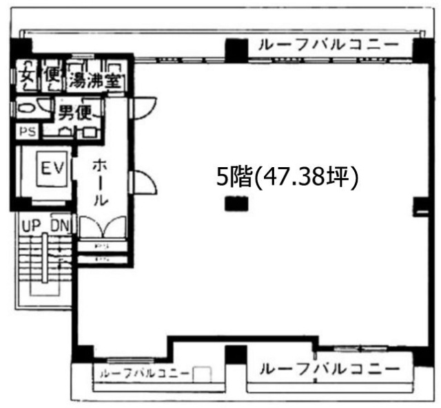 新川STビル5F 間取り図