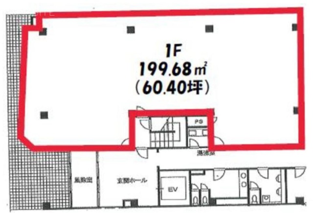 大黒屋ビル1F 間取り図