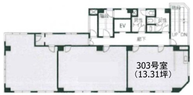 ニュー明治ビル303 間取り図