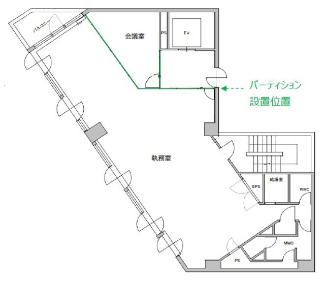 やないビル4F 間取り図