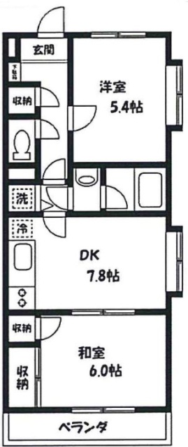 エンケビル401 間取り図