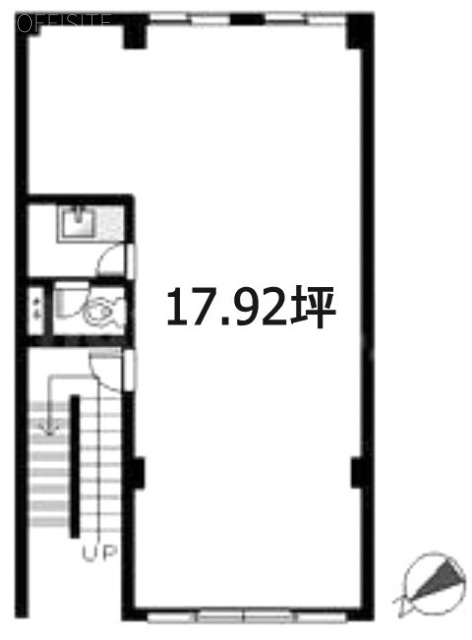 第二大多和ビル3F 間取り図