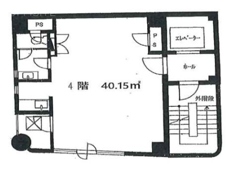 カンファツリー門前仲町ビル4F 間取り図