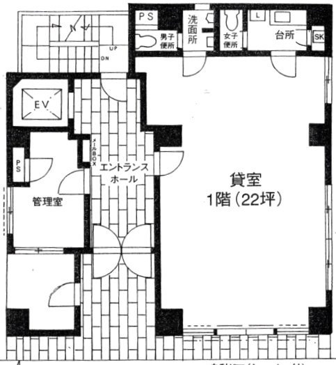 六甲小石川ビル1F 間取り図