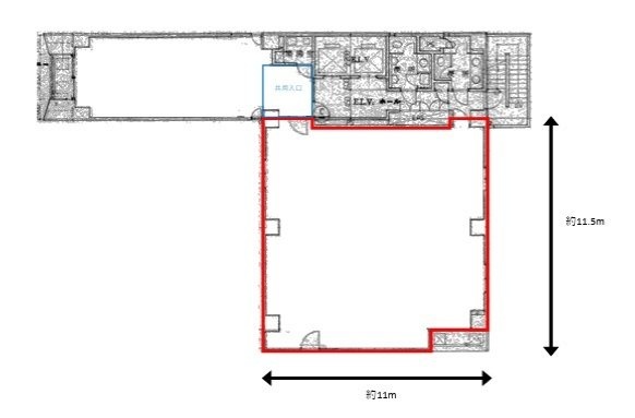 Jプロ東日本橋ビルB 間取り図
