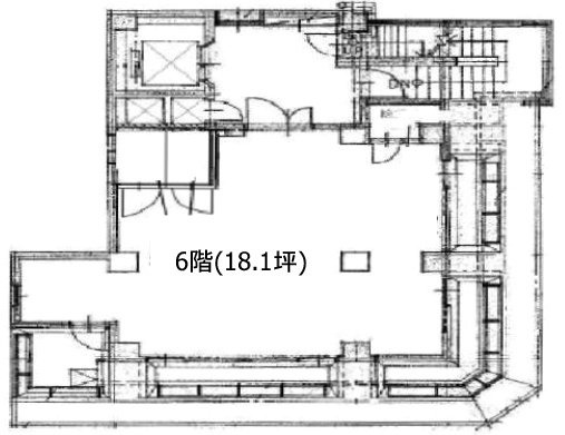 K&SFIELDビル6F 間取り図