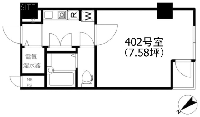 渋谷道玄坂プラザ仁科屋ビル402 間取り図