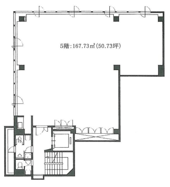 新橋企画ビル5F 間取り図