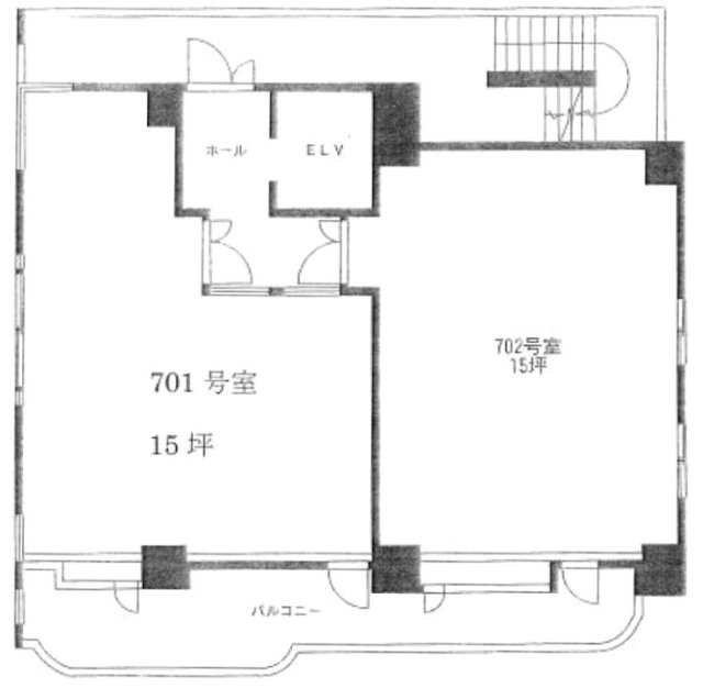 イマスShyukawaguchiビルA 間取り図