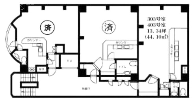 加瀬ビル136403 間取り図