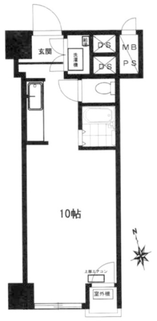カーサ蒲田8F 間取り図